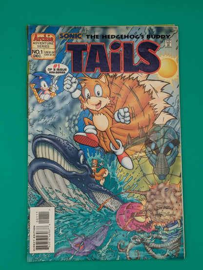 Tails #1 Sonic The Hedgehog's Buddy (1995 Archie Adventure) Low Grade Collectibles:Comic Books & Memorabilia:Comics:Comics & Graphic Novels JJJambers Jamboree   