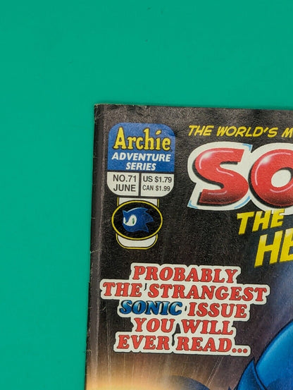 Sonic The Hedgehog #71 (1999) - Archie Comics - VF/NM Collectibles:Comic Books & Memorabilia:Comics:Comics & Graphic Novels JJJambers Jamboree   