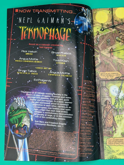 Teknophage #1 (1995) - Tekno Comics Collectibles:Comic Books & Memorabilia:Comics:Comics & Graphic Novels JJJambers Jamboree   