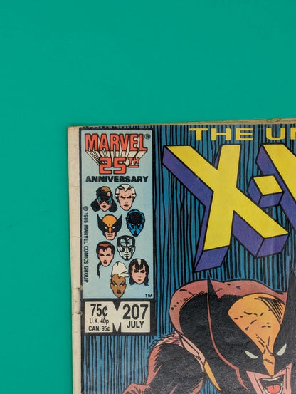 X-Men, Uncanny #207 Marvel Comics 1986 Classic John Romita Jr Cover VG/FN Collectibles:Comic Books & Memorabilia:Comics:Comics & Graphic Novels JJJambers Jamboree   