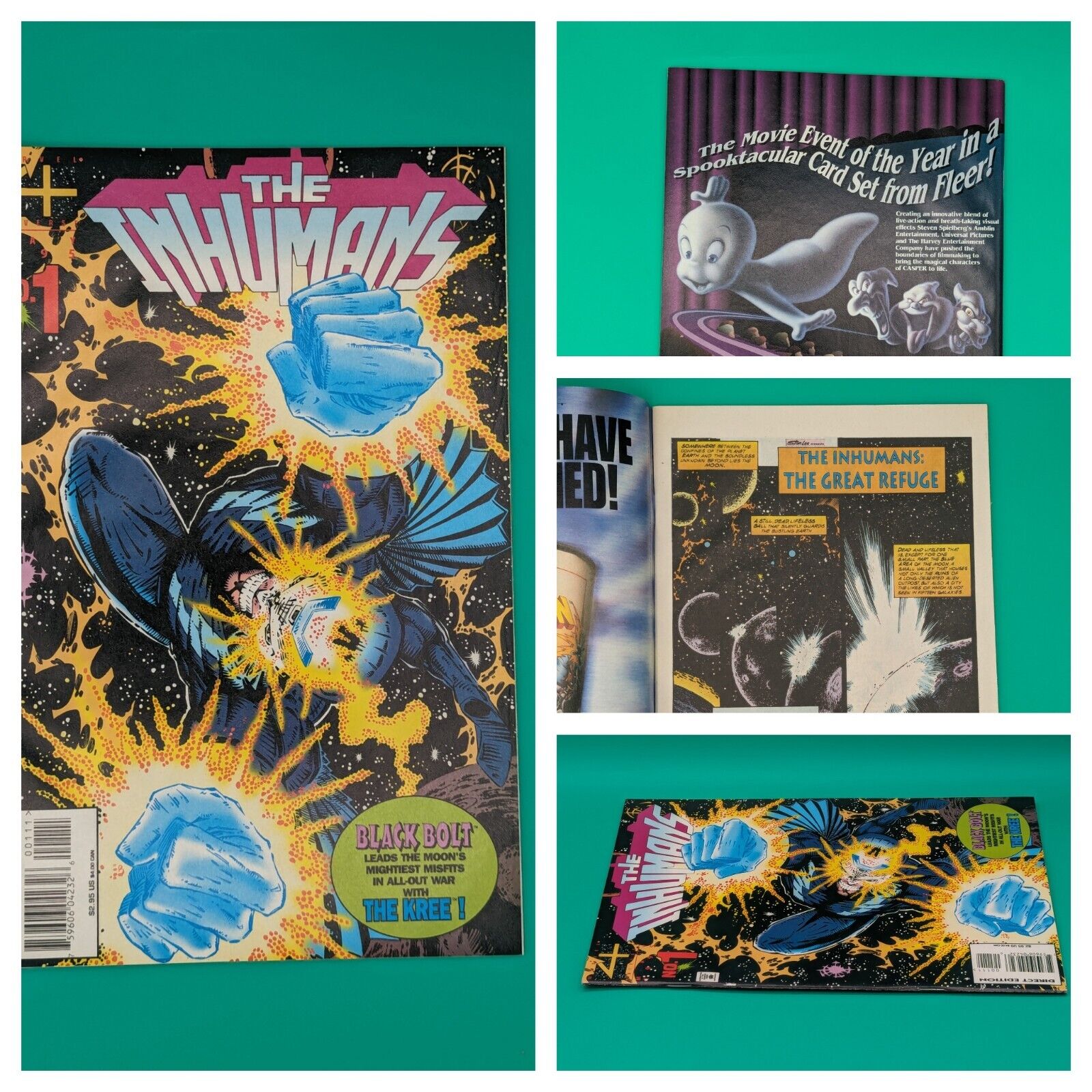 THE INHUMANS #1  "THE GREAT REFUGE" (1995) Marvel Collectibles:Comic Books & Memorabilia:Comics:Comics & Graphic Novels JJJambers Jamboree   