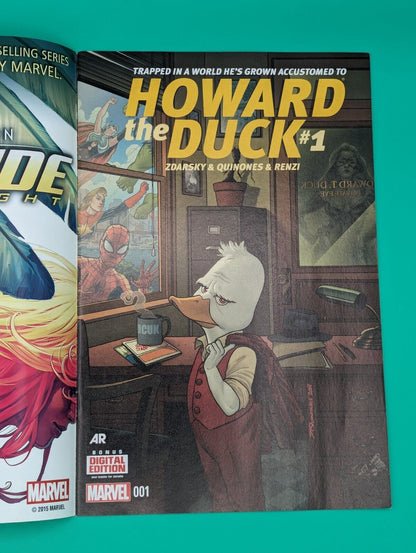 HOWARD THE DUCK #1 EVOLUTION OF HOWARD ZDARSKY VARIANT *RARE* MARVEL COMICS Collectibles:Comic Books & Memorabilia:Comics:Comics & Graphic Novels JJJambers Jamboree   