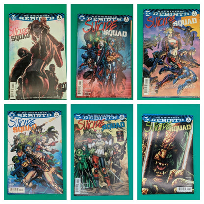 Suicide Squad Rebirth #1-8 - 9 Comic Lot - 2 Variants Of #1 - DC Comics - VF/NM Collectibles:Comic Books & Memorabilia:Comics:Comics & Graphic Novels JJJambers Jamboree   