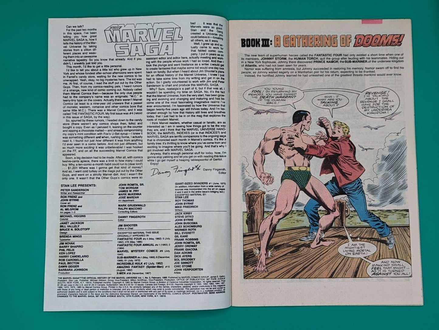 Marvel Saga, The: History of the Marvel Universe #3 (1986) - Marvel Comics Collectibles:Comic Books & Memorabilia:Comics:Comics & Graphic Novels JJJambers Jamboree   