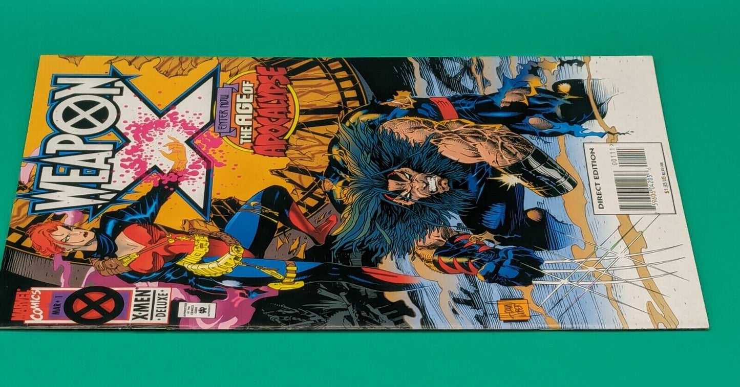 Weapon X #1 (1995) X-Men Deluxe - VF - We Combine Shipping Collectibles:Comic Books & Memorabilia:Comics:Comics & Graphic Novels JJJambers Jamboree   