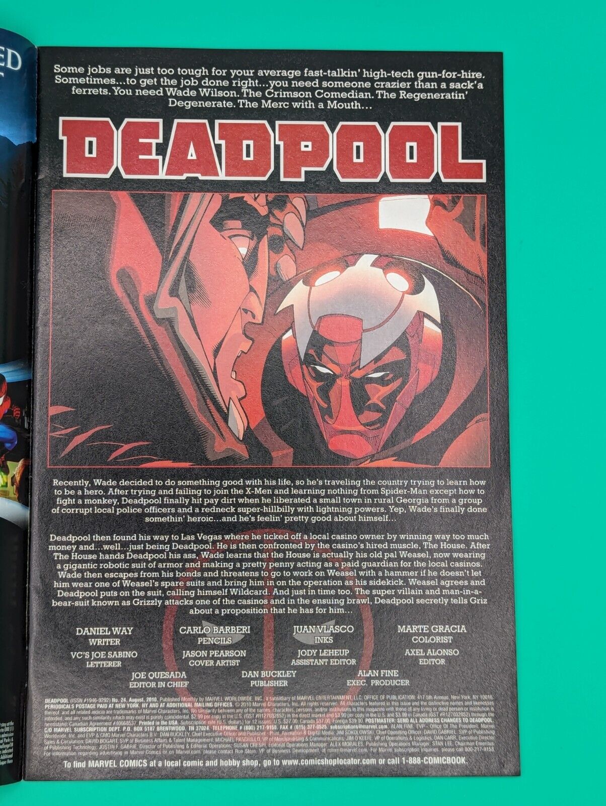 Deadpool #23 & #24 (2010) - Marvel Comics Collectibles:Comic Books & Memorabilia:Comics:Comics & Graphic Novels JJJambers Jamboree   