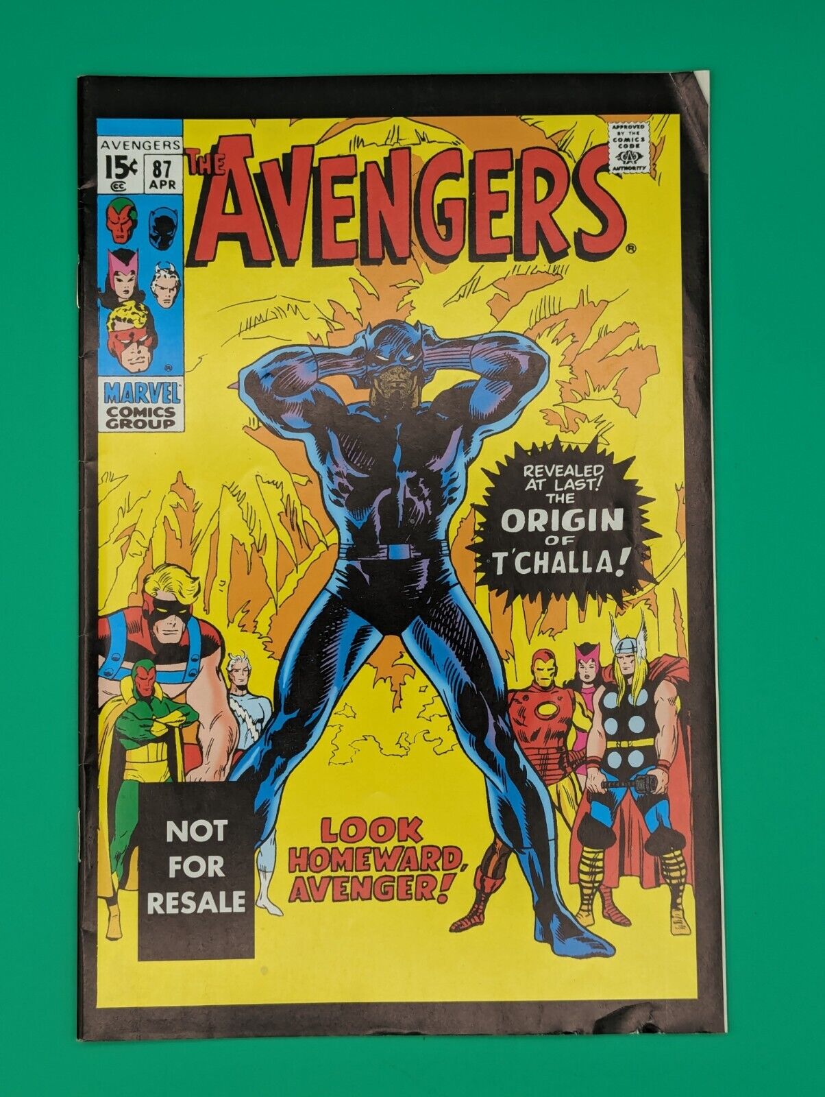 Avengers #87 (2005 Reprint of 1973) - Marvel Comics Collectibles:Comic Books & Memorabilia:Comics:Comics & Graphic Novels JJJambers Jamboree   