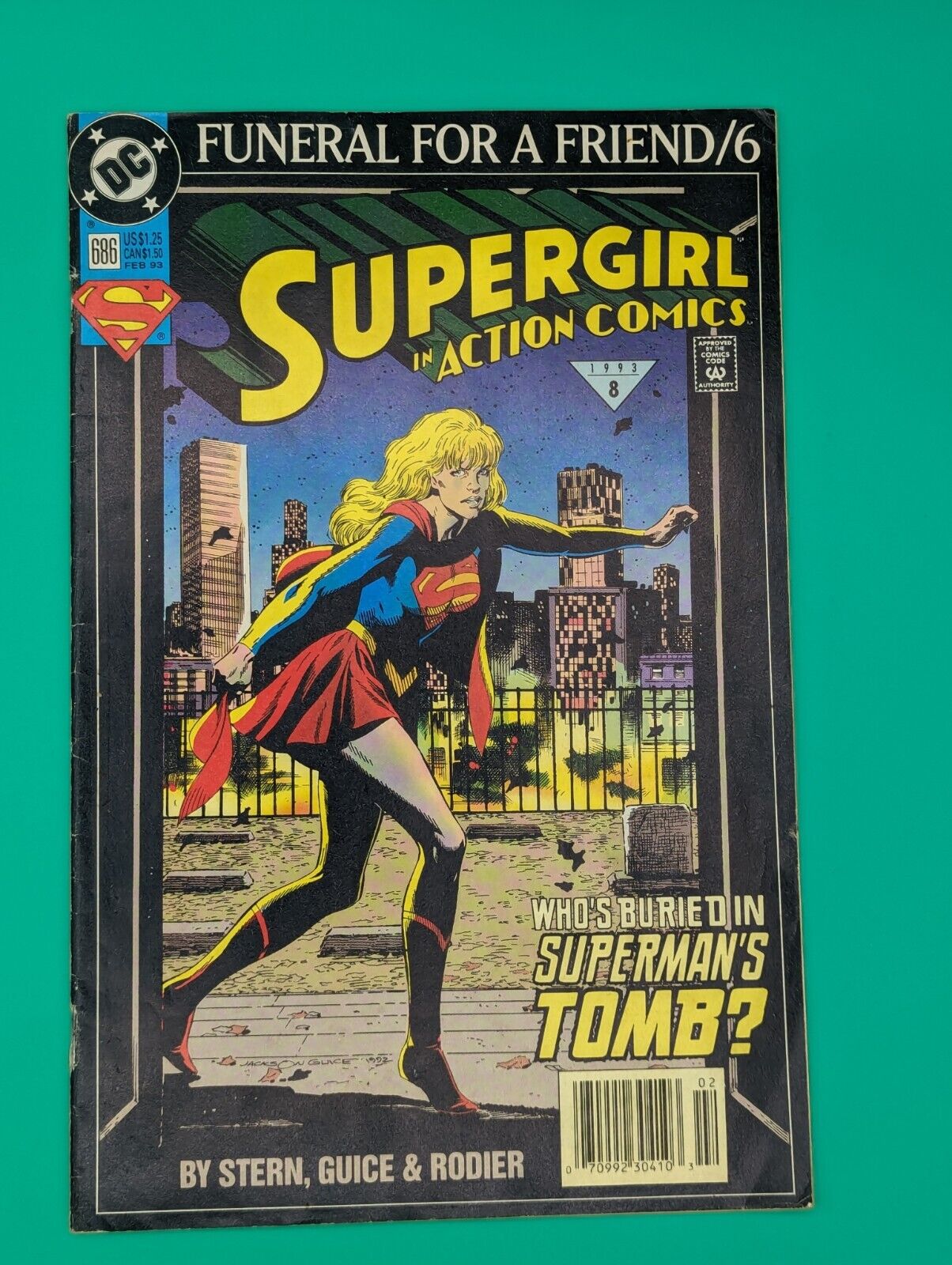 Super Girl In Action Comics #686 (1993) Funeral For a Friend/6 - DC Comics Collectibles:Comic Books & Memorabilia:Comics:Comics & Graphic Novels JJJambers Jamboree   