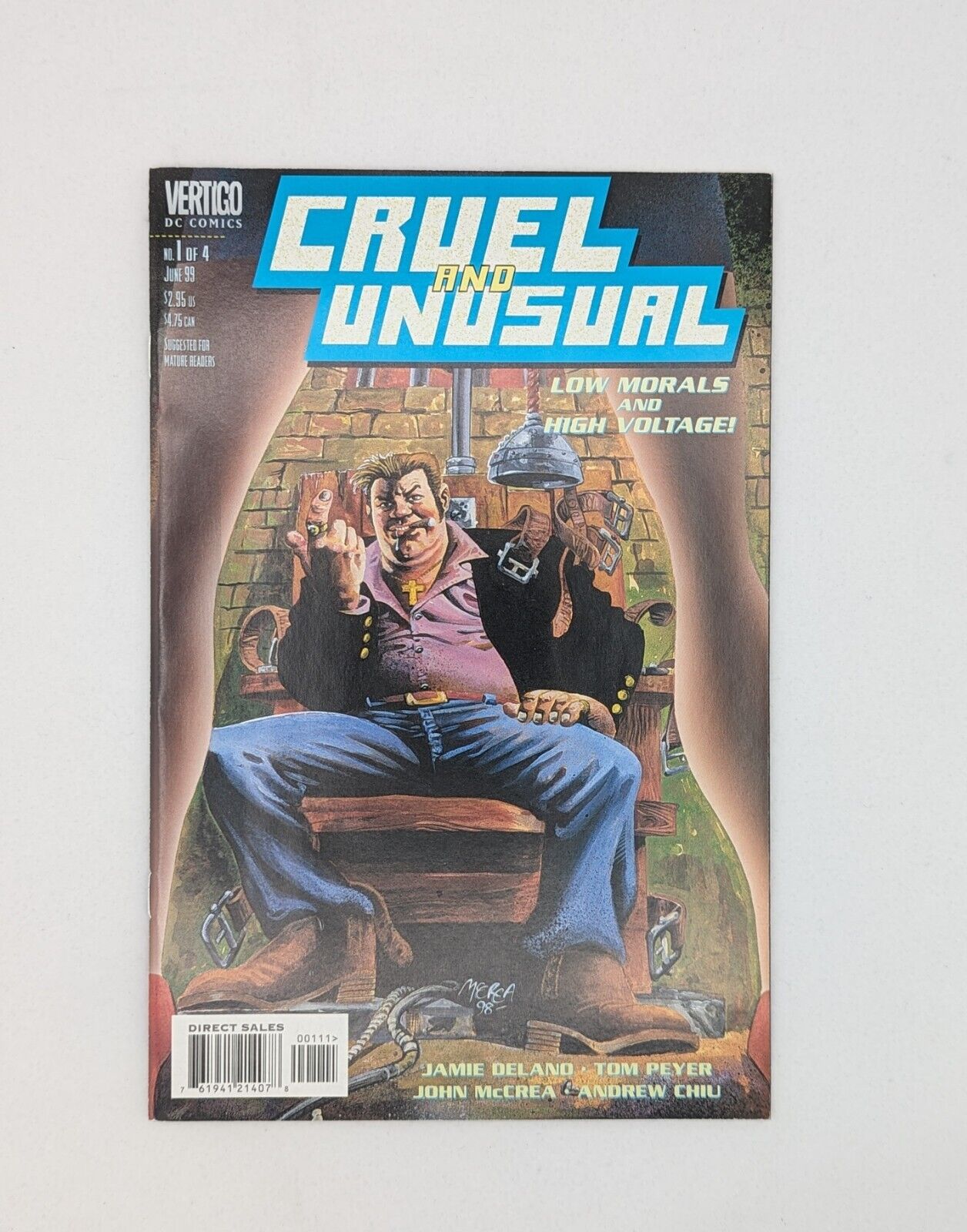 Cruel and Unusual #1-4 (1999) - Vertigo Comics Collectibles:Comic Books & Memorabilia:Comics:Comics & Graphic Novels JJJambers Jamboree   