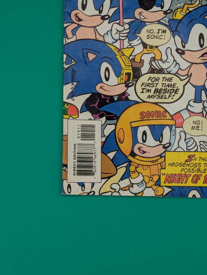 SONIC The HEDGEHOG #19 (1995): Night Of 1,000 Sonics We Combine Shipping Collectibles:Comic Books & Memorabilia:Comics:Comics & Graphic Novels JJJambers Jamboree   