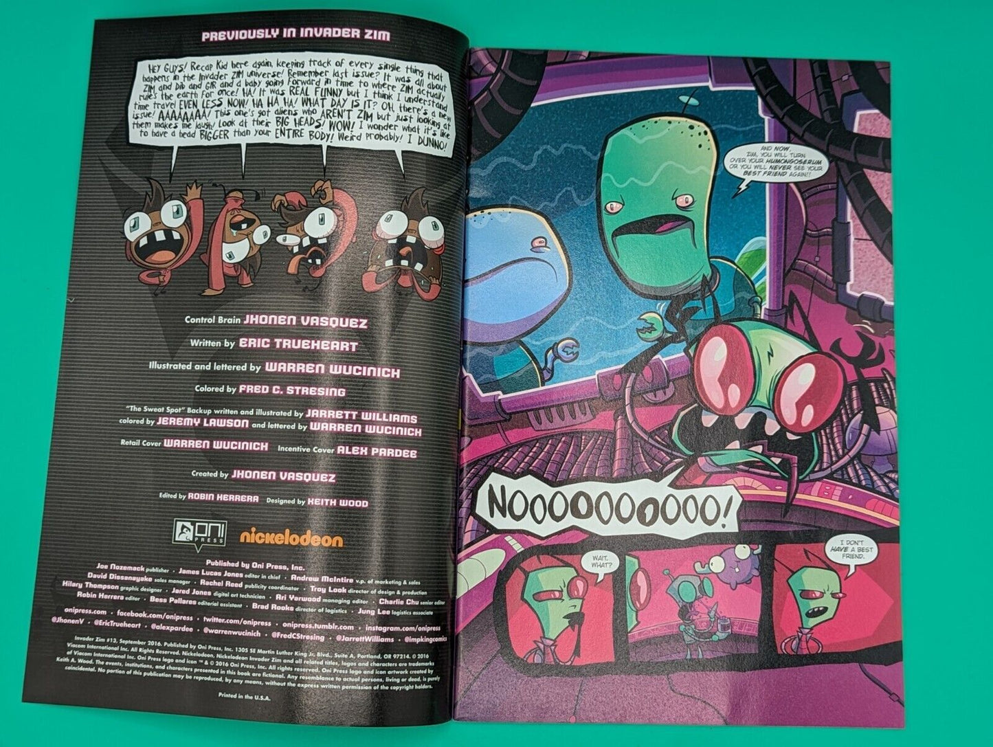 Invader Zim #13 (2016) - Oni Press Comics - VF/NM Collectibles:Comic Books & Memorabilia:Comics:Comics & Graphic Novels JJJambers Jamboree   