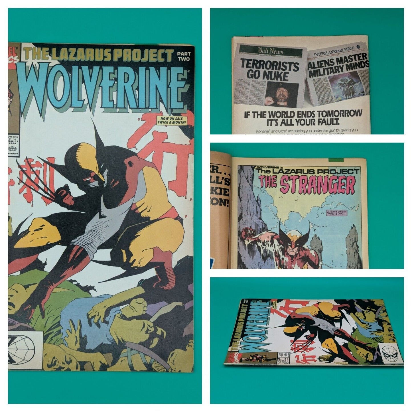 Wolverine #28, Lazarus Project 2 (1990) - Marvel Comics Collectibles:Comic Books & Memorabilia:Comics:Comics & Graphic Novels JJJambers Jamboree   