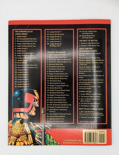 Judge Dredd, The Chronicles of #15 (1987) - Titan TPB Collectibles:Comic Books & Memorabilia:Comics:Comics & Graphic Novels JJJambers Jamboree   