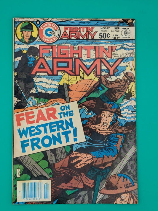 FIGHTIN’ ARMY # 147  WWI War Military Bronze Age CHARLTON COMICS 1980 Collectibles:Comic Books & Memorabilia:Comics:Comics & Graphic Novels JJJambers Jamboree   