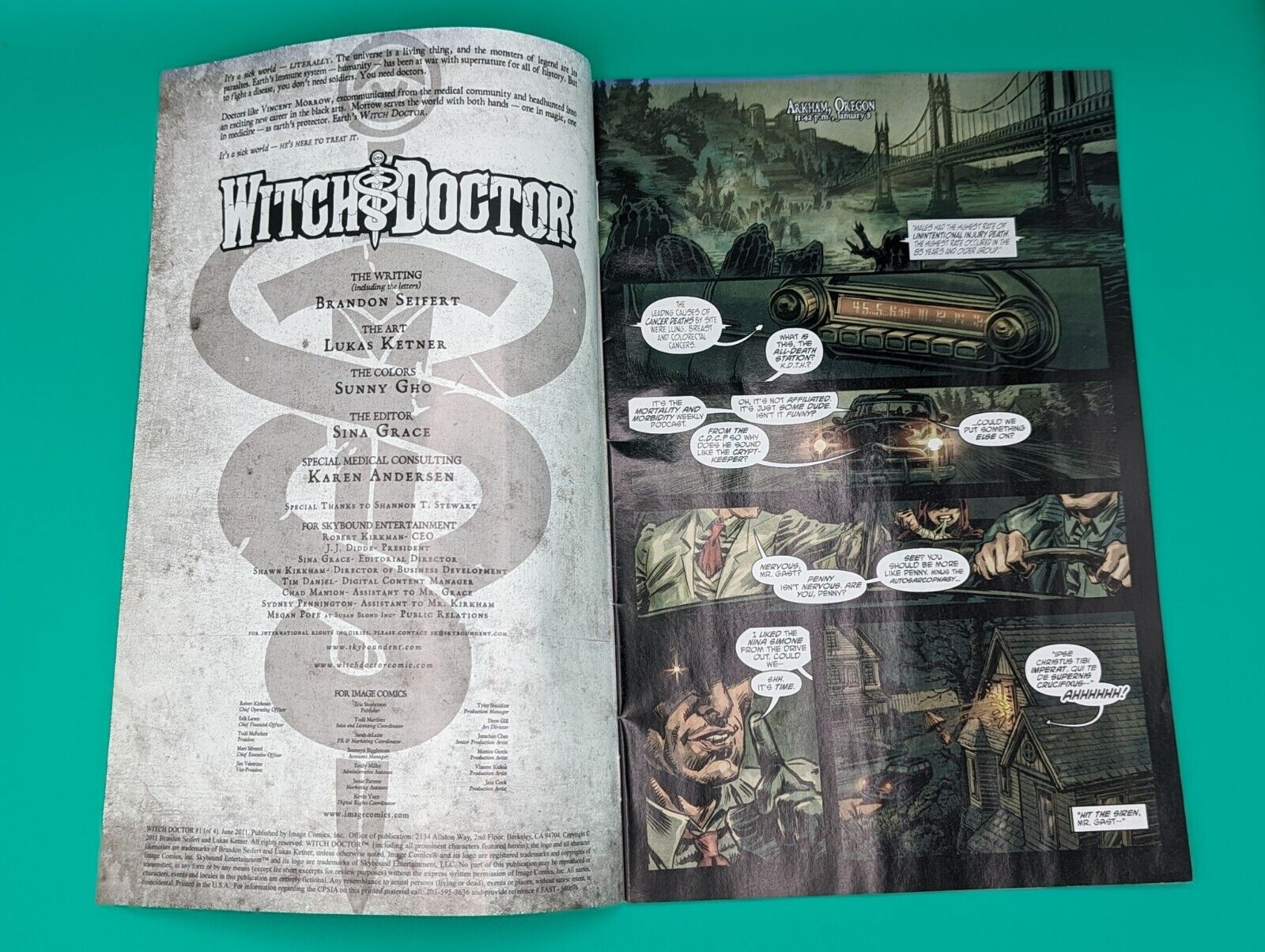 Witch Doctor #1 Image Comics 2011 VG/NM - We Combine Shipping Collectibles:Comic Books & Memorabilia:Comics:Comics & Graphic Novels JJJambers Jamboree   