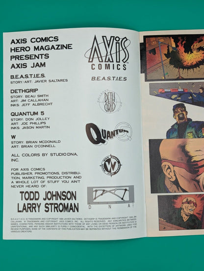 Hero Illustrated Axis Jam (1994) #1 - Comic Book - Axis Comics - Collectibles:Comic Books & Memorabilia:Comics:Comics & Graphic Novels JJJambers Jamboree   