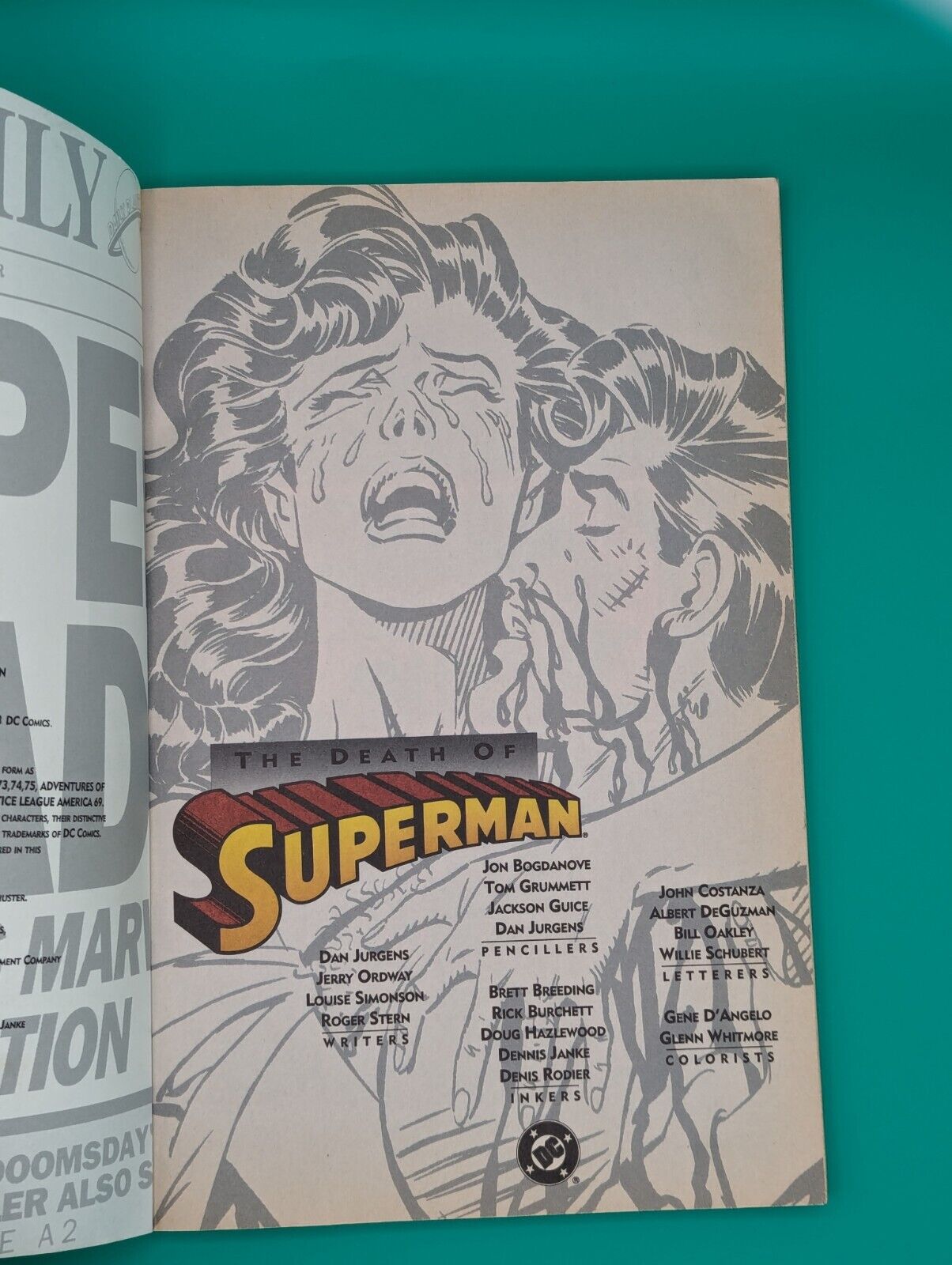 Superman: The Death of Superman (1993) - DC TPB Collectibles:Comic Books & Memorabilia:Comics:Comics & Graphic Novels JJJambers Jamboree   