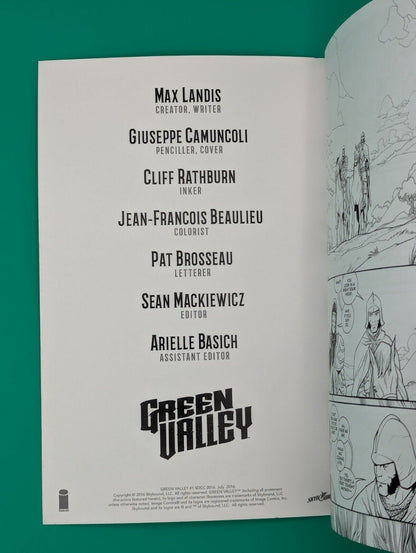 Green Valley #1 (SDCC Ashcan Variant) - RARE!! Collectibles:Comic Books & Memorabilia:Comics:Comics & Graphic Novels JJJambers Jamboree   