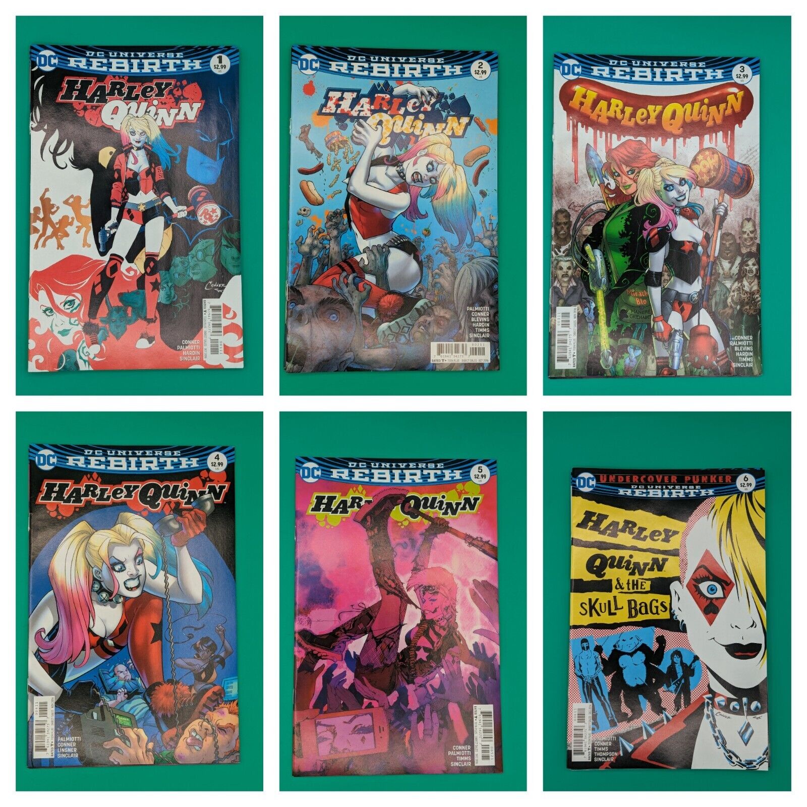 Harley Quinn, Rebirth #1-9 - DC Comics Collectibles:Comic Books & Memorabilia:Comics:Comics & Graphic Novels JJJambers Jamboree   