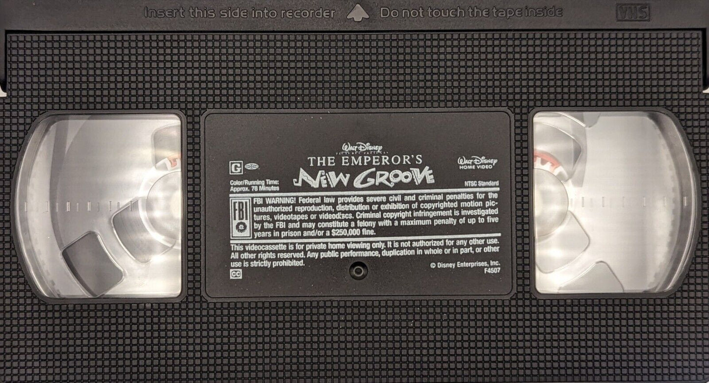 The Emperor's New Groove - Walt Disney - VHS Video Tape Movies & TV:VHS Tapes JJJambers Jamboree   