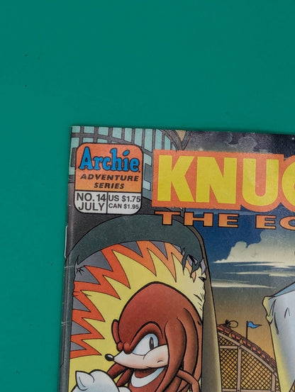 Knuckles The Echidna #14, Archie Adventure Series, 1998; Sonic The Hedgehog Collectibles:Comic Books & Memorabilia:Comics:Comics & Graphic Novels JJJambers Jamboree   