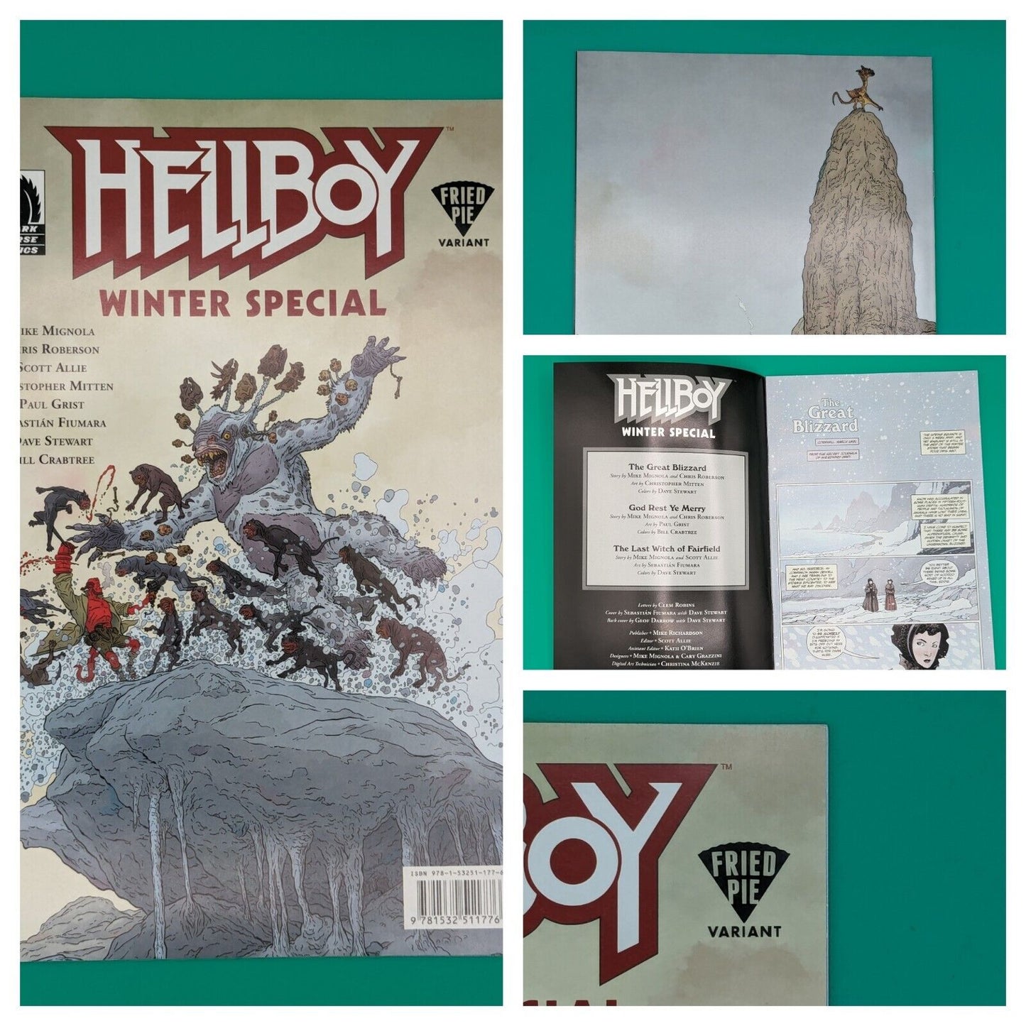 Hellboy WINTER SPECIAL 1 FRIED PIE VARIANT VF/NM 2016 Collectibles:Comic Books & Memorabilia:Comics:Comics & Graphic Novels JJJambers Jamboree   