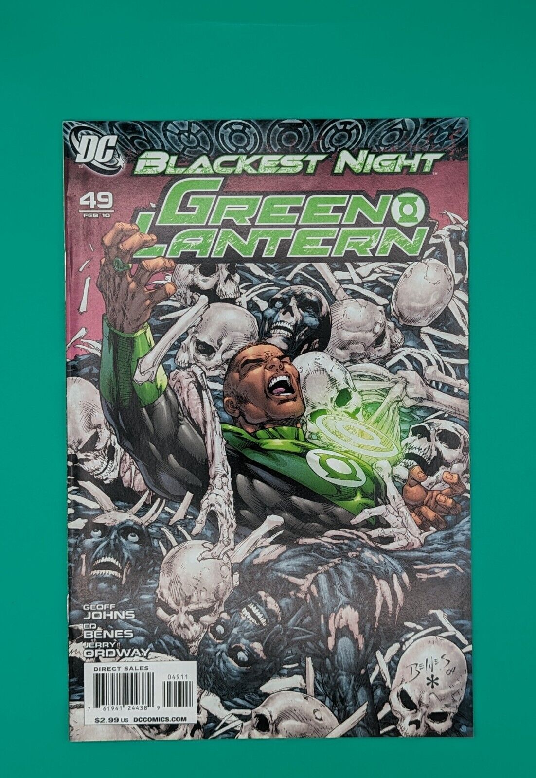 Green Lantern #49 (2010) - Blackest Night - DC Collectibles:Comic Books & Memorabilia:Comics:Comics & Graphic Novels JJJambers Jamboree   