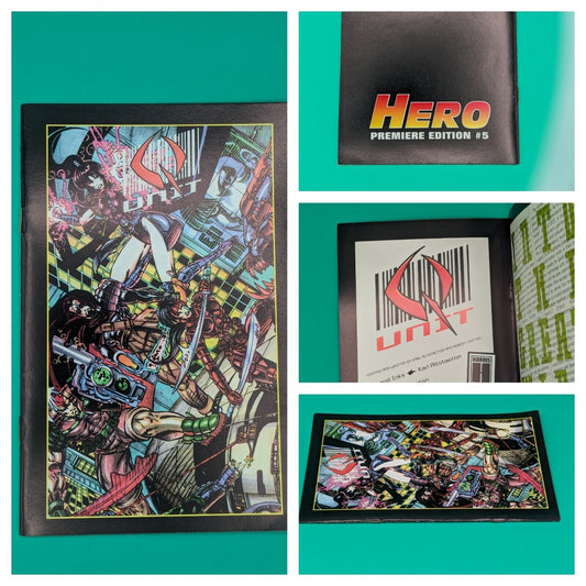 Q-Unit Comic Book Ashcan Hero Premiere Edition #5 We Combine Shipping Collectibles:Comic Books & Memorabilia:Comics:Comics & Graphic Novels JJJambers Jamboree   