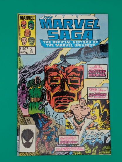 Marvel Saga, The: History of the Marvel Universe #3 (1986) - Marvel Comics Collectibles:Comic Books & Memorabilia:Comics:Comics & Graphic Novels JJJambers Jamboree   