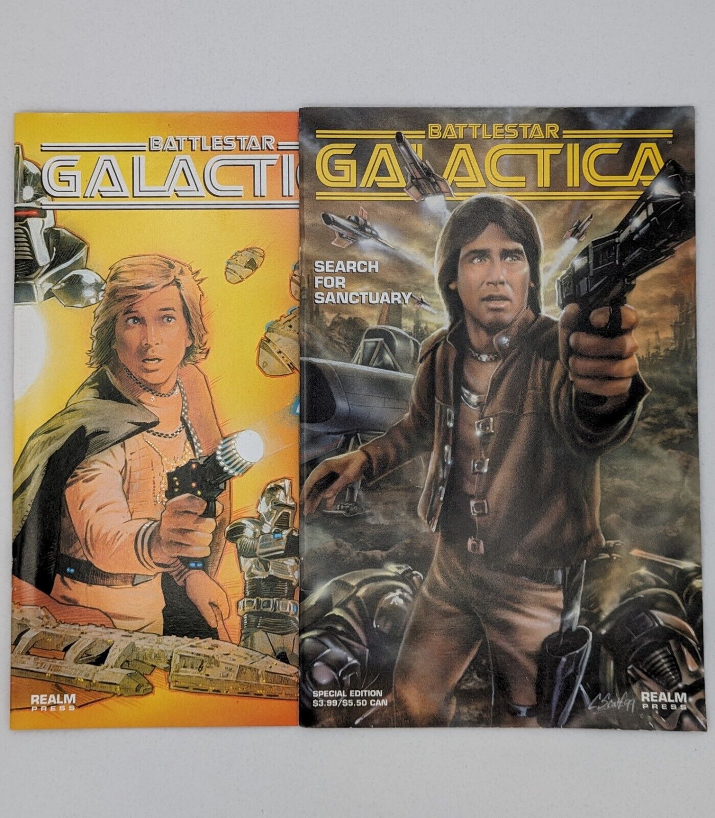 Battlstar Galactica: Gallery Special & Search For Sanctuary II (2000) - 2 Comic Set Collectibles:Comic Books & Memorabilia:Comics:Comics & Graphic Novels JJJambers Jamboree   