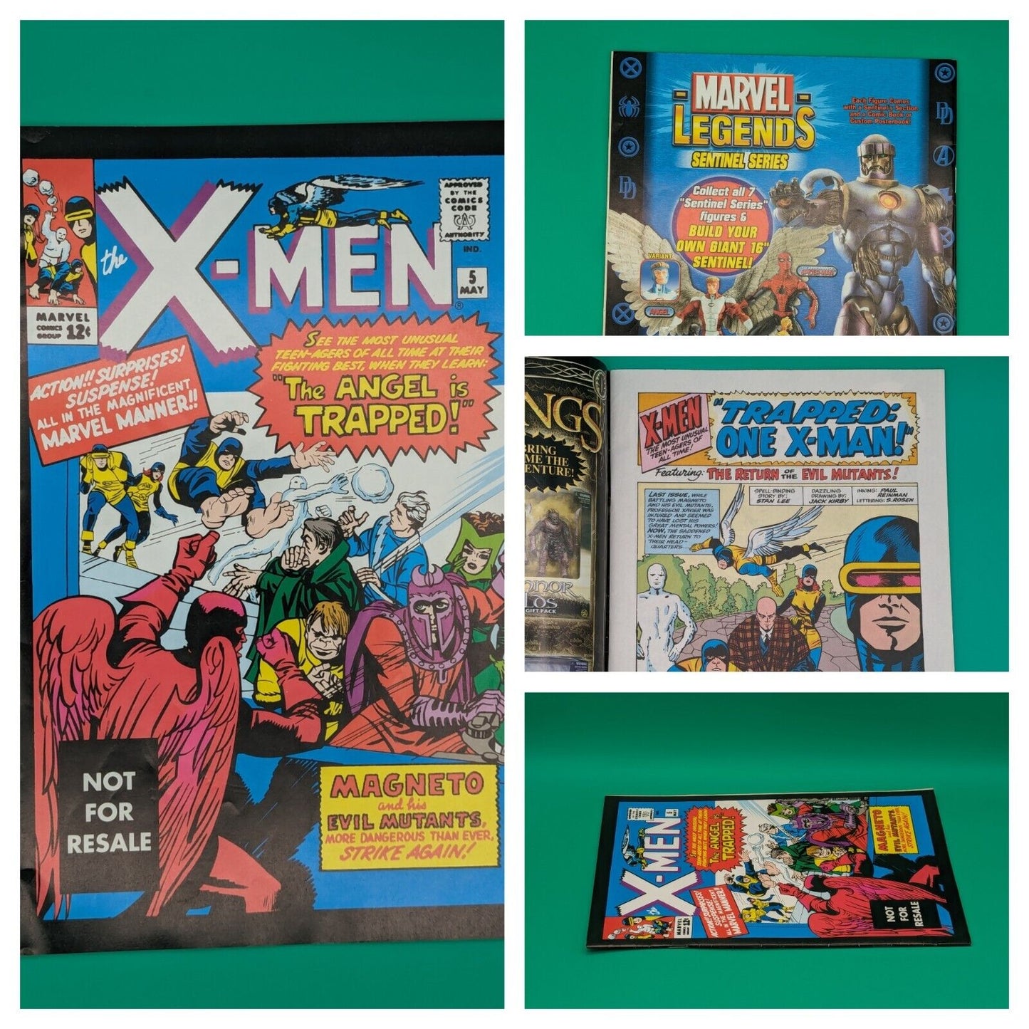 X-men #10: The Angel is Trapped! (1980 Reprint) - Toy Biz Comics Collectibles:Comic Books & Memorabilia:Comics:Comics & Graphic Novels JJJambers Jamboree   