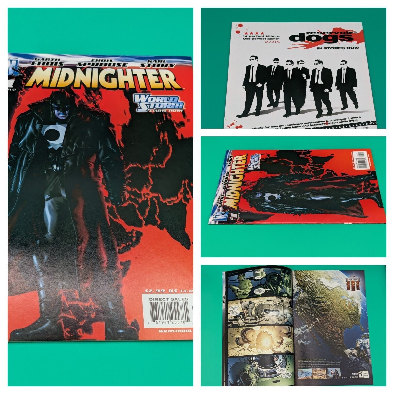 MIDNIGHTER #1-B (2007) 1ST SOLO SERIES GOLDEN 1:10 VARIANT LOW PRINT KEY DC NM+ Collectibles:Comic Books & Memorabilia:Comics:Comics & Graphic Novels JJJambers Jamboree   