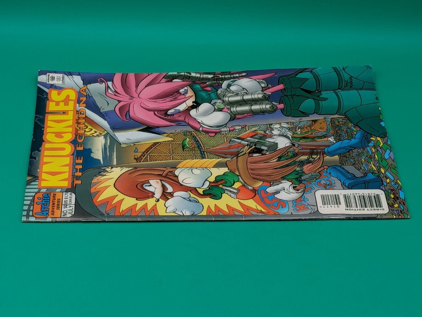 Knuckles The Echidna #14, Archie Adventure Series, 1998; Sonic The Hedgehog Collectibles:Comic Books & Memorabilia:Comics:Comics & Graphic Novels JJJambers Jamboree   