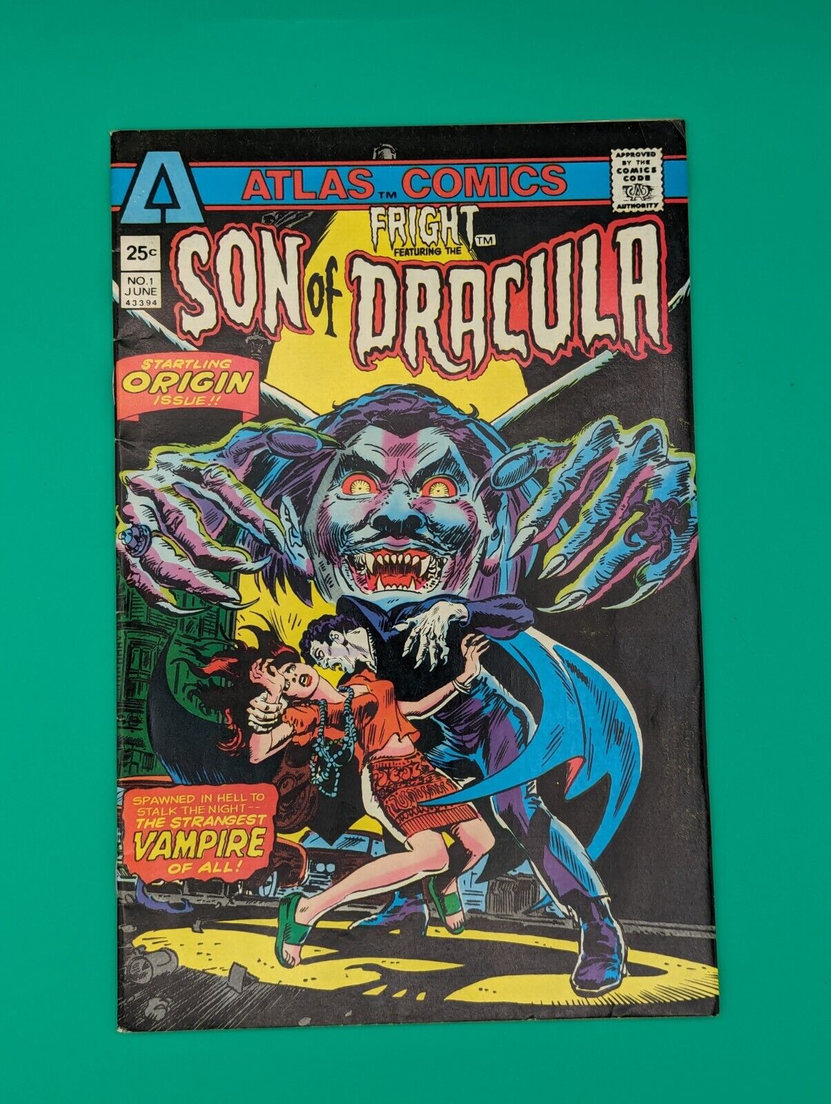 Fright #1 June 1975 Son of Dracula VG/NM Collectibles:Comic Books & Memorabilia:Comics:Comics & Graphic Novels JJJambers Jamboree   