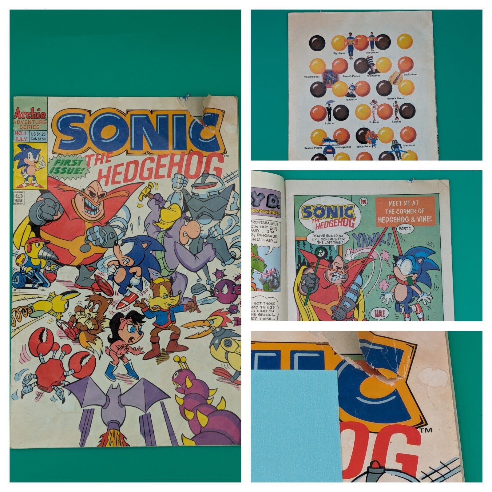 Tails #1 Sonic The Hedgehog's Buddy (1995 Archie Adventure) Low Grade Collectibles:Comic Books & Memorabilia:Comics:Comics & Graphic Novels JJJambers Jamboree   