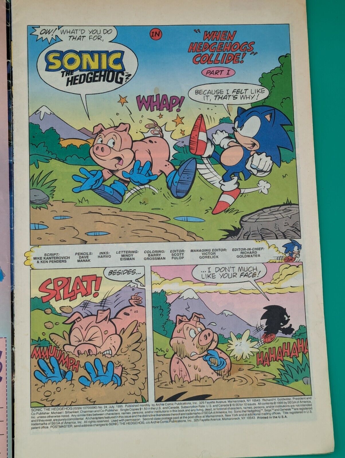 Sonic The Hedgehog: Evil Sonic Is Back #24 - Archie Comics Collectibles:Comic Books & Memorabilia:Comics:Comics & Graphic Novels JJJambers Jamboree   