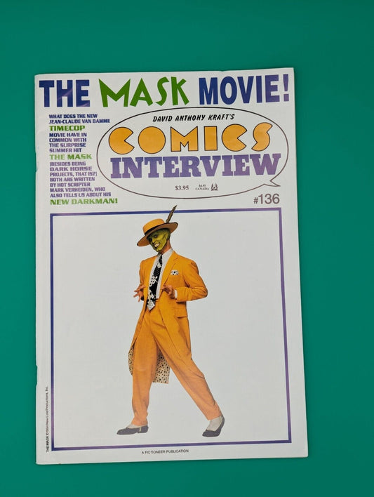 Comics Interview #136 VF/NM - Fictioneer | Jim Carrey the Mask Collectibles:Comic Books & Memorabilia:Comics:Comics & Graphic Novels JJJambers Jamboree   