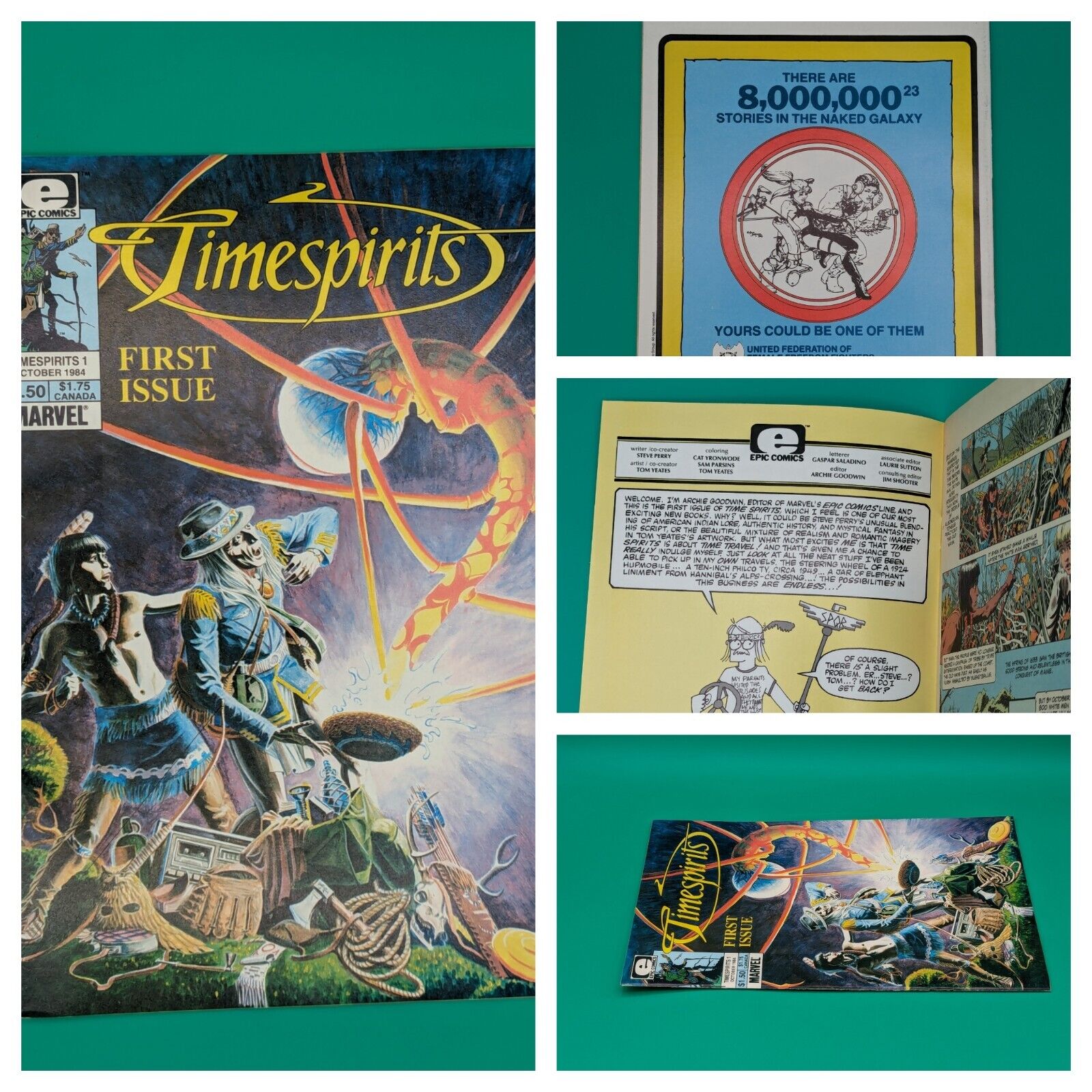 Timespirits #1 (1984) Epic Comics / Marvel Collectibles:Comic Books & Memorabilia:Comics:Comics & Graphic Novels JJJambers Jamboree   