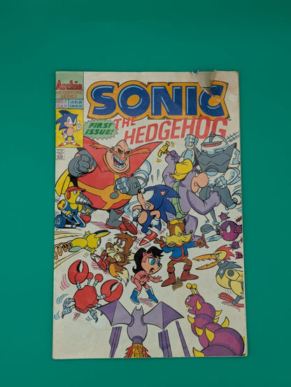 Sonic The Hedgehog #1 (1993) - Archie Comics Collectibles:Comic Books & Memorabilia:Comics:Comics & Graphic Novels JJJambers Jamboree   