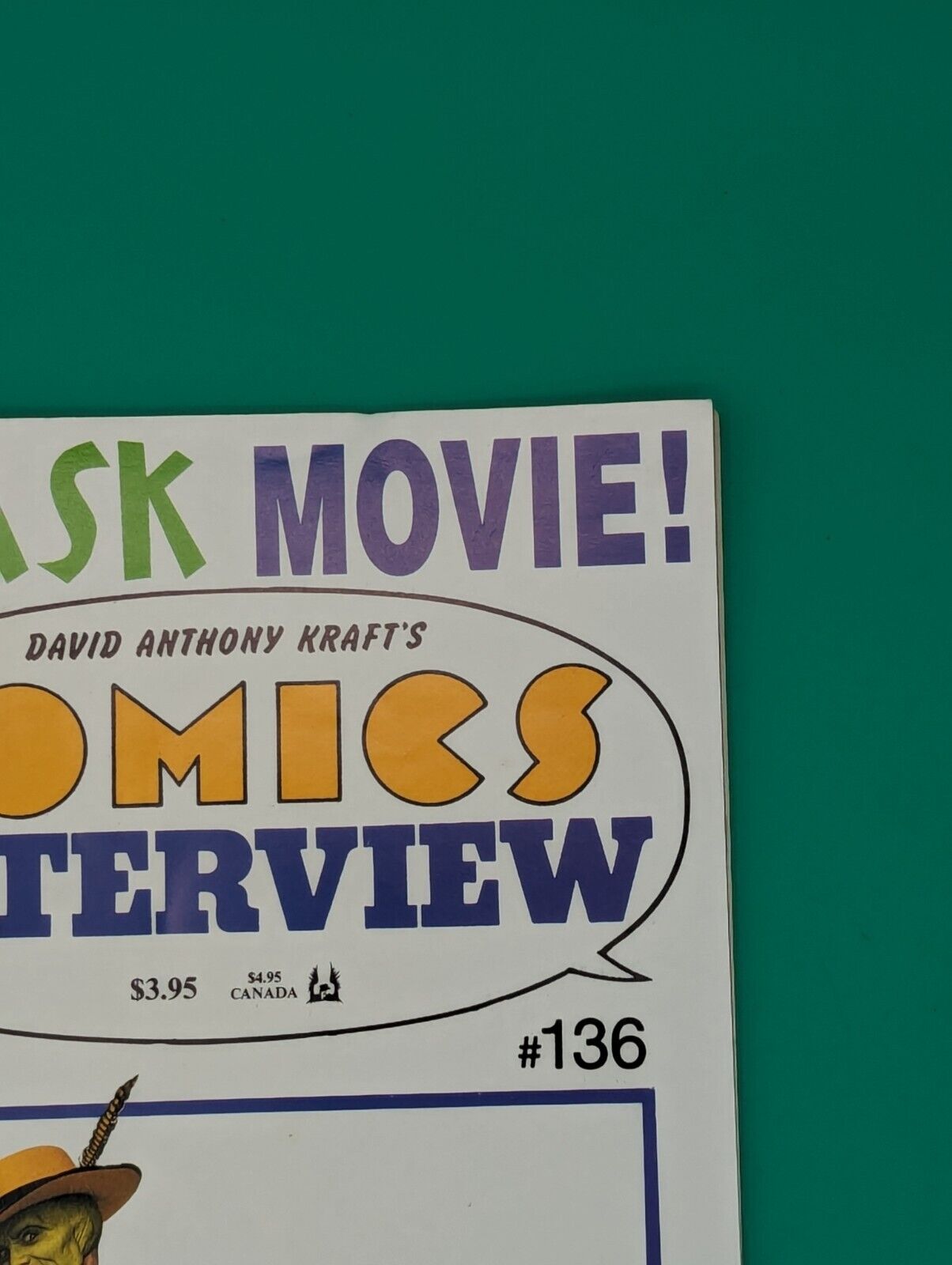 Comics Interview #136 VF/NM - Fictioneer | Jim Carrey the Mask Collectibles:Comic Books & Memorabilia:Comics:Comics & Graphic Novels JJJambers Jamboree   