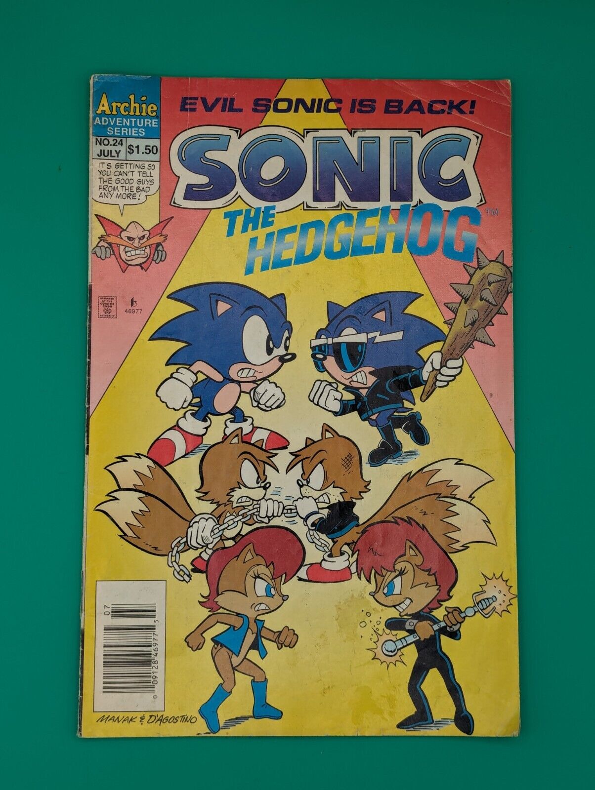 Sonic The Hedgehog: Evil Sonic Is Back #24 - Archie Comics Collectibles:Comic Books & Memorabilia:Comics:Comics & Graphic Novels JJJambers Jamboree   