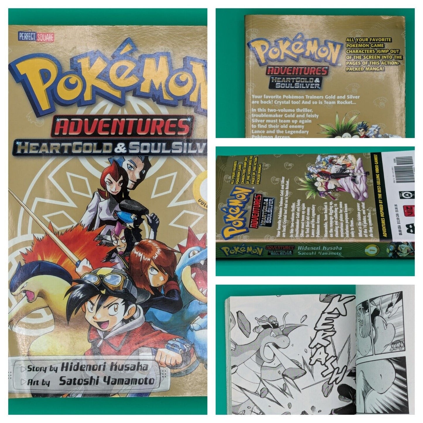 Pokemon Adventures: Heart Gold & Soul Silver, Volume 1 Paperback Manga English Books & Magazines:Books JJJambers Jamboree   