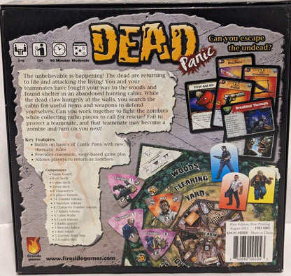 Dead Panic Game Replacement Parts: Empty Box Only Toys & Hobbies:Games:Game Pieces, Parts Fireside Games   