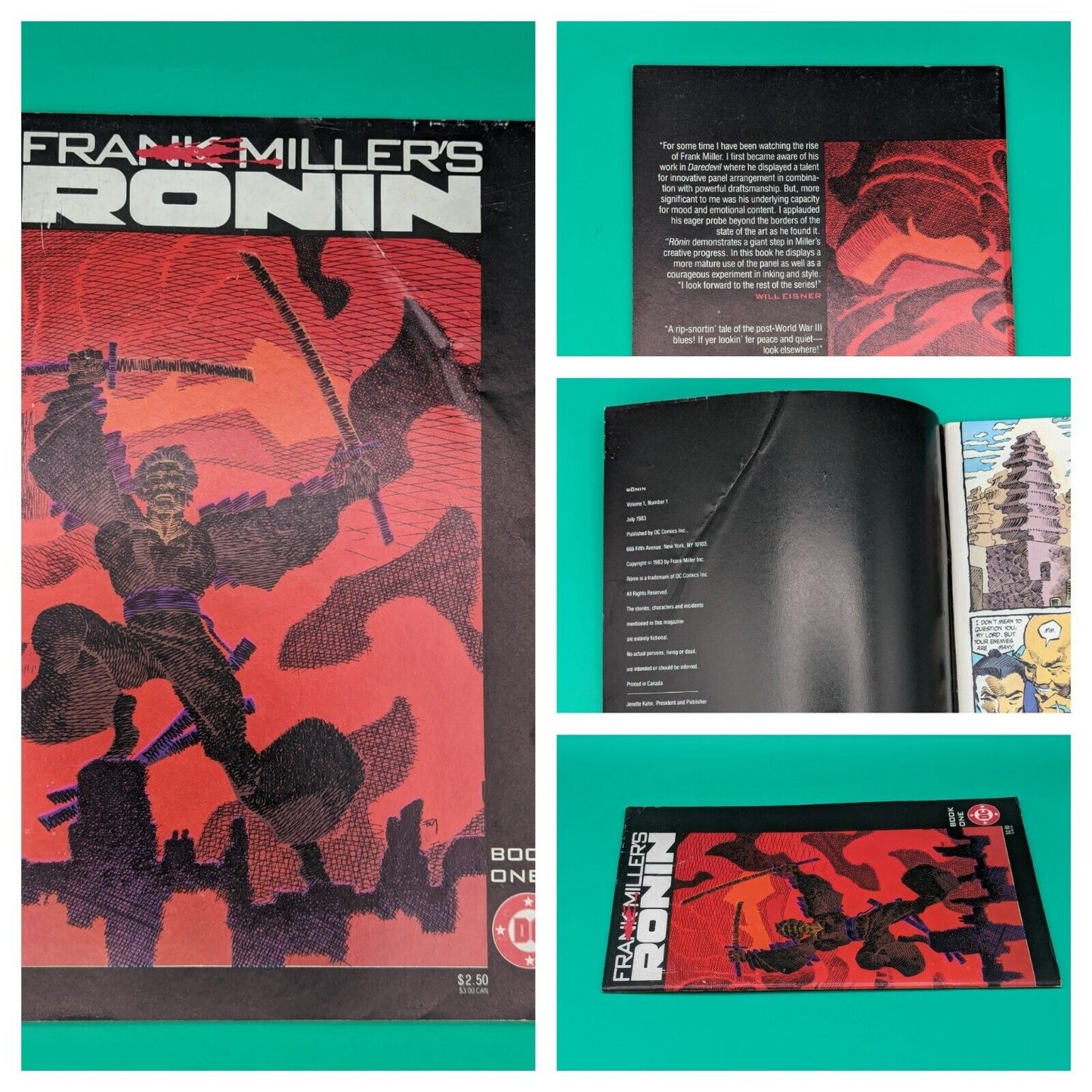 Ronin #1 DC Comics 1983 FN/VF Collectibles:Comic Books & Memorabilia:Comics:Comics & Graphic Novels JJJambers Jamboree   