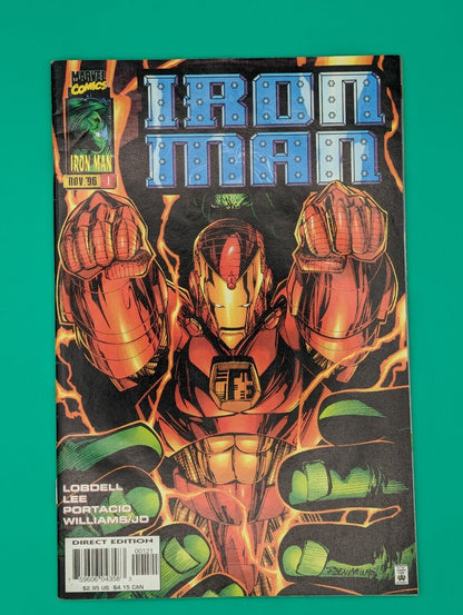 Iron Man #1 Variant (1996( - Marvel Comics Collectibles:Comic Books & Memorabilia:Comics:Comics & Graphic Novels JJJambers Jamboree   