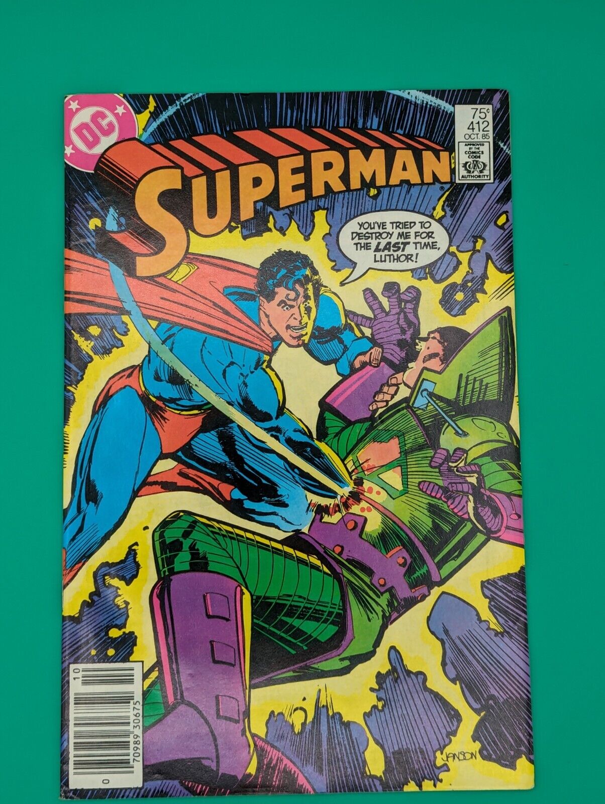 Superman 412 (October 1985) Collectibles:Comic Books & Memorabilia:Comics:Comics & Graphic Novels JJJambers Jamboree   