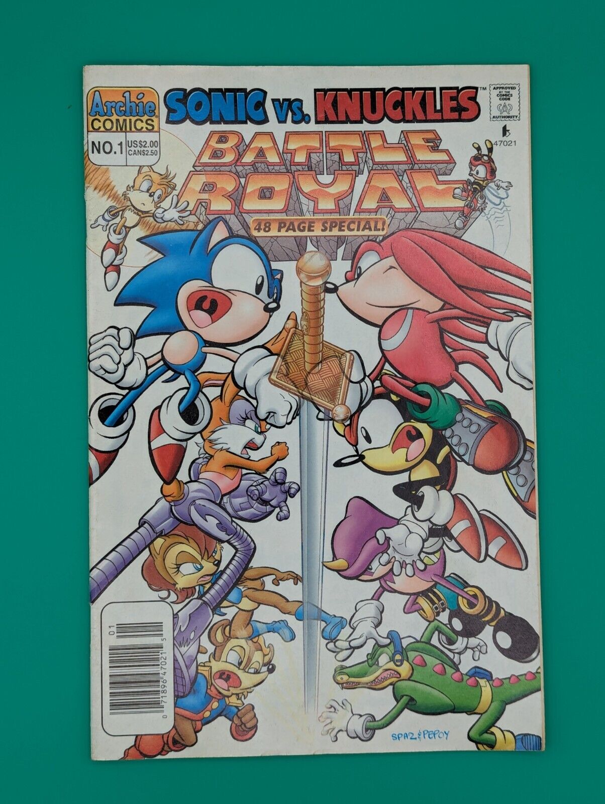 SONIC VS. KNUCKLES: BATTLE ROYAL SPECIAL #1 (1997) Collectibles:Comic Books & Memorabilia:Comics:Comics & Graphic Novels JJJambers Jamboree   