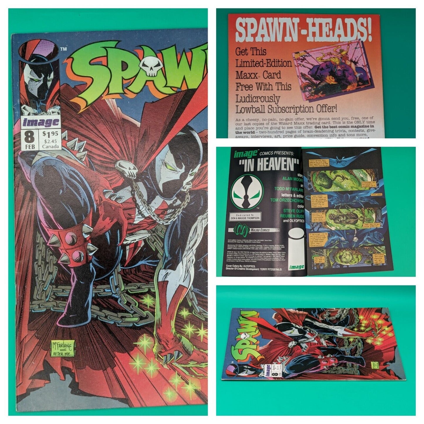 Spawn #8 McFarlane KEY ISSUE 1st Vindicator (1993 IMAGE) VF/NM We Combine Ship! Collectibles:Comic Books & Memorabilia:Comics:Comics & Graphic Novels JJJambers Jamboree   