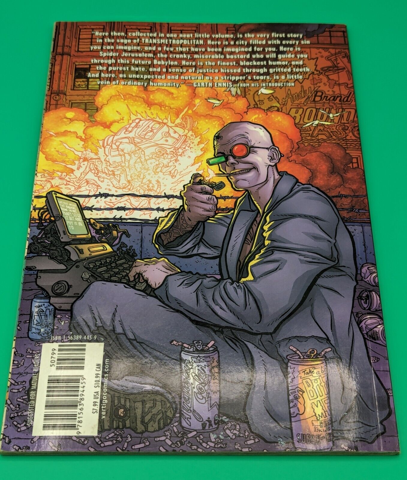 Transmetropolitan Vol. 1: Back on the Street (2009) - Vertigo TPB Collectibles:Comic Books & Memorabilia:Comics:Comics & Graphic Novels JJJambers Jamboree   