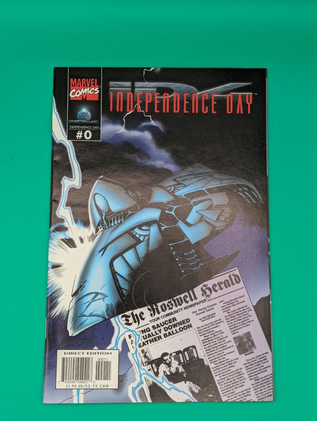 Independence Day #0-1 Marvel Comics 1996 Movie Adaptation (2 Comic Lot) VF/NM Collectibles:Comic Books & Memorabilia:Comics:Comics & Graphic Novels JJJambers Jamboree   